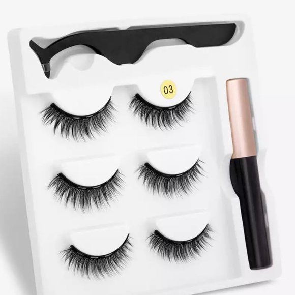 3D mink magnetic eyelashes - Picture 1 of 5